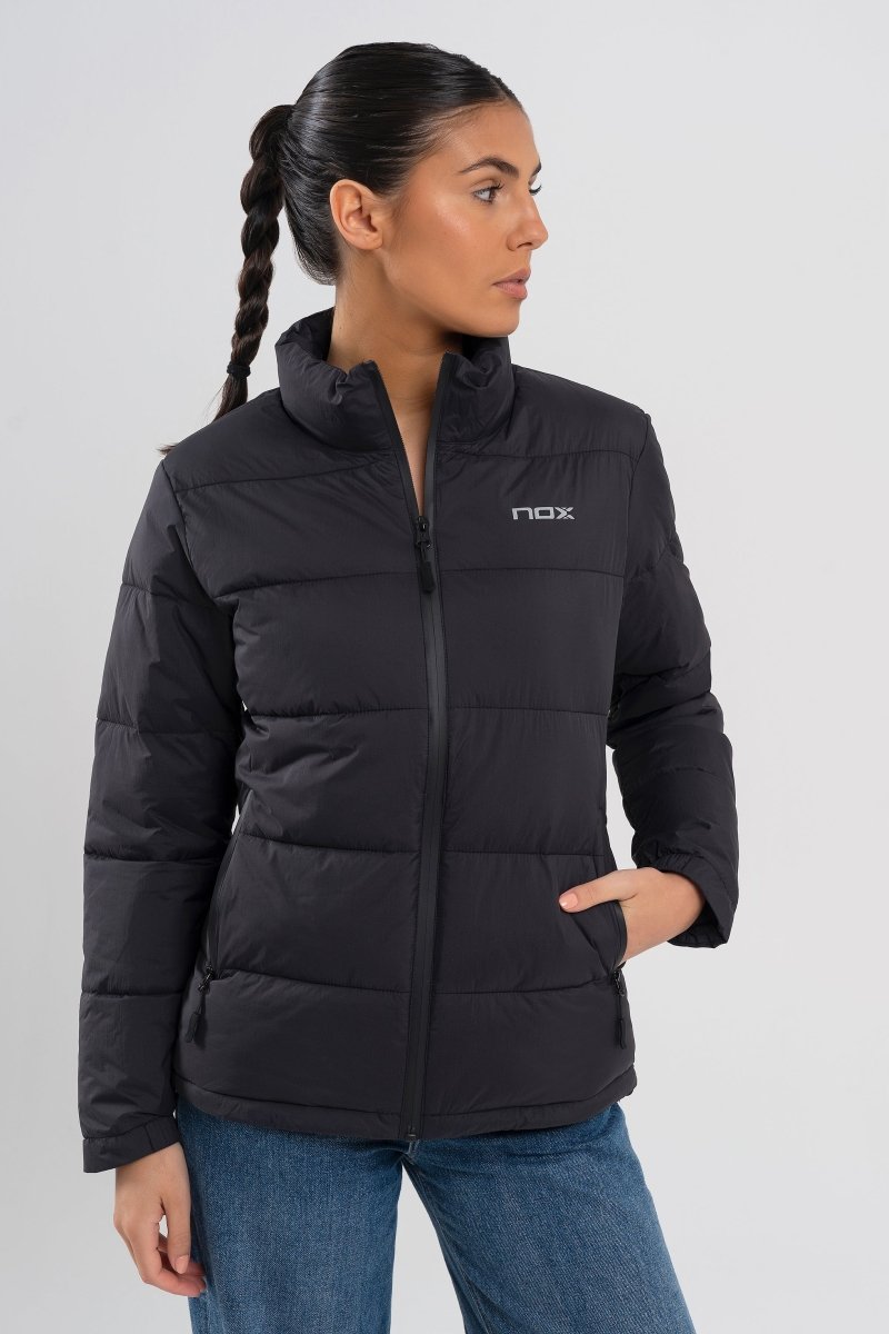 Chaqueta acolchada mujer TEAM negro