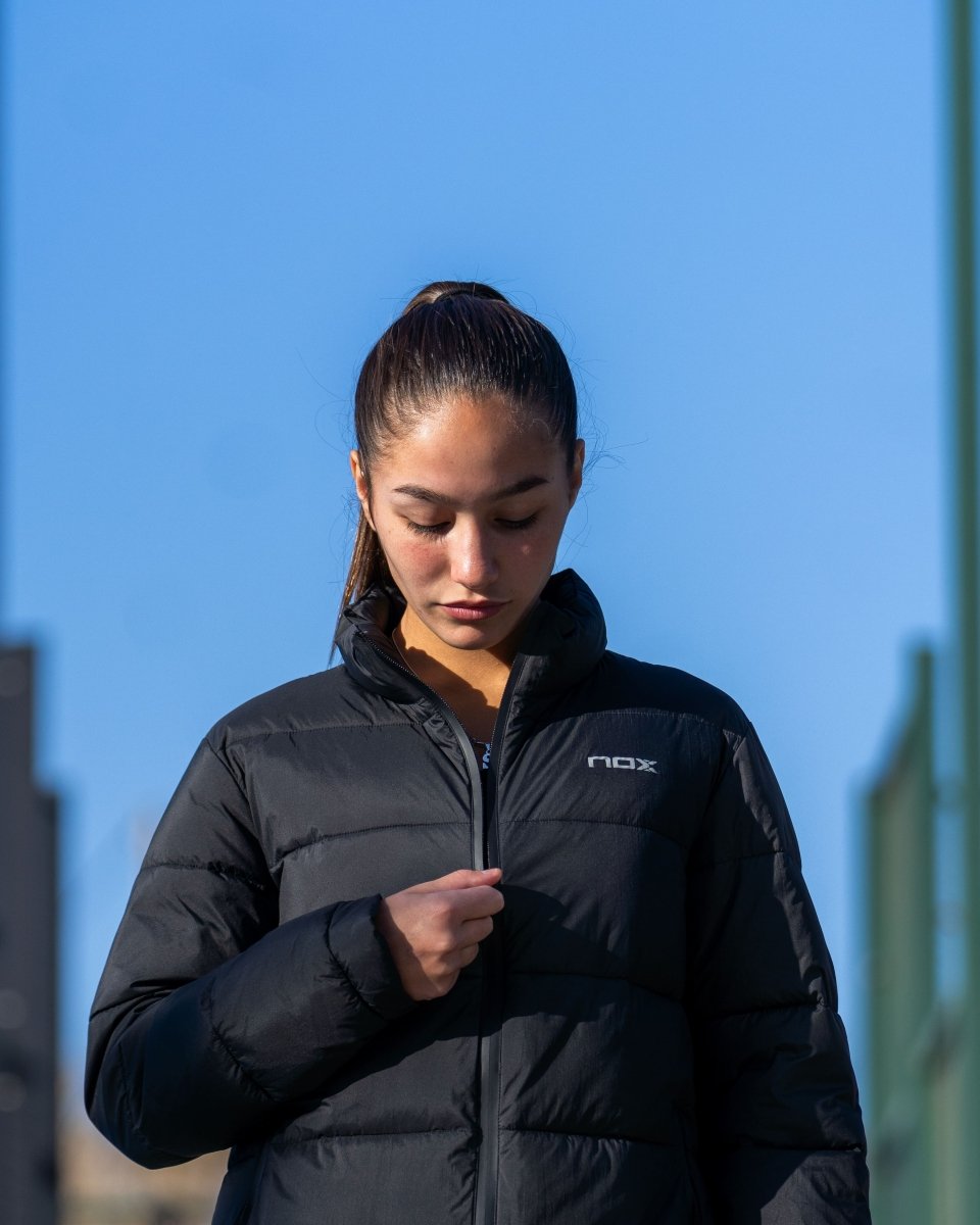 Chaqueta acolchada mujer TEAM negro