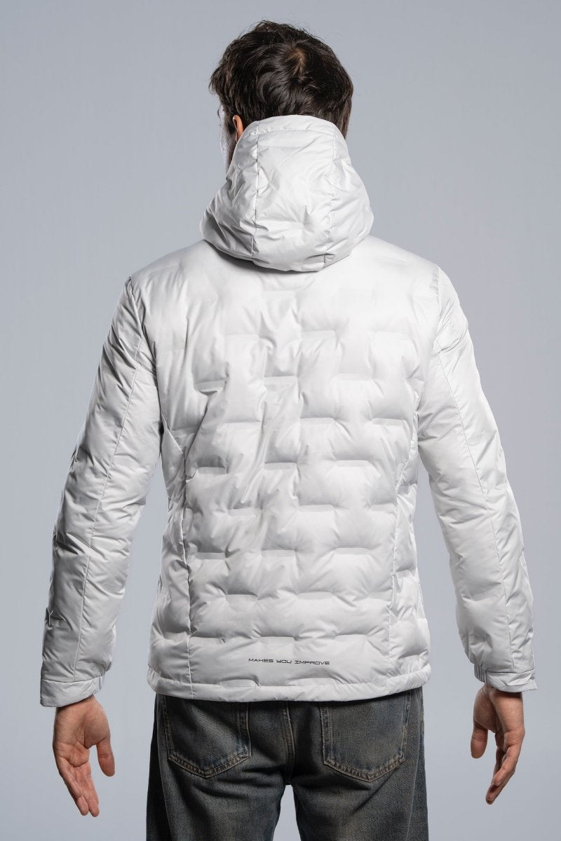 Chaqueta acolchada TEAM gris para hombre