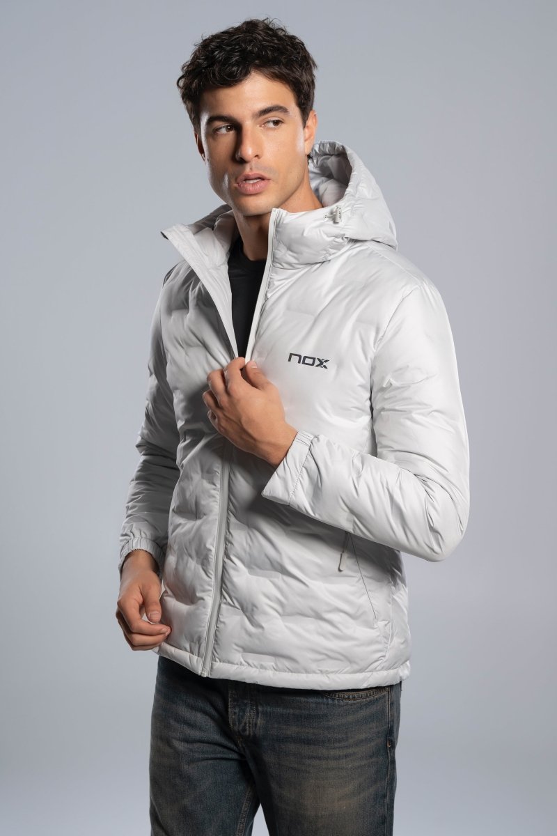 Chaqueta acolchada TEAM gris para hombre