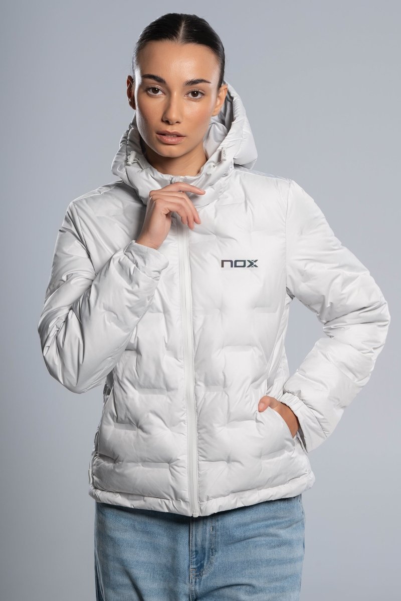 Chaqueta acolchada TEAM gris para mujer
