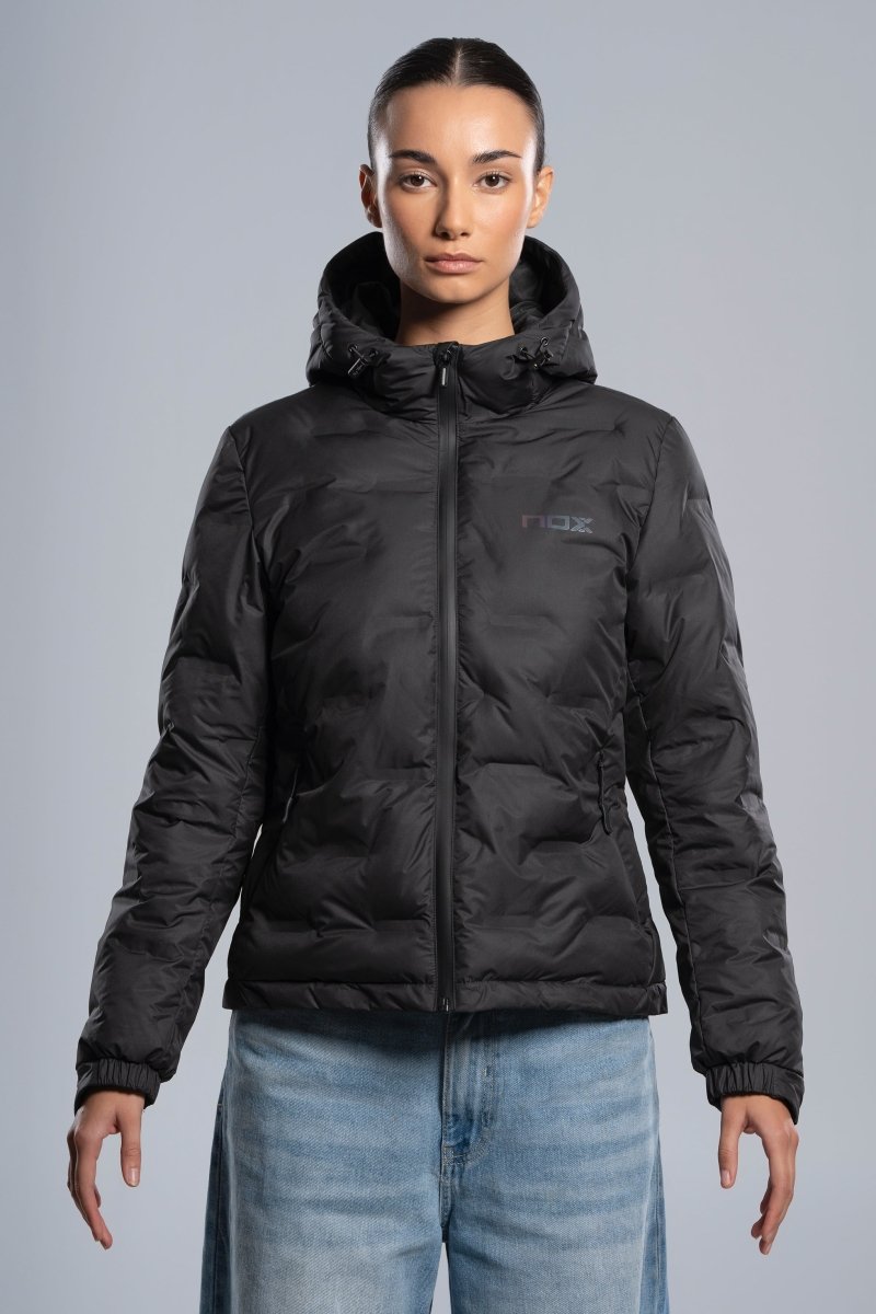 Chaqueta acolchada TEAM negro para mujer
