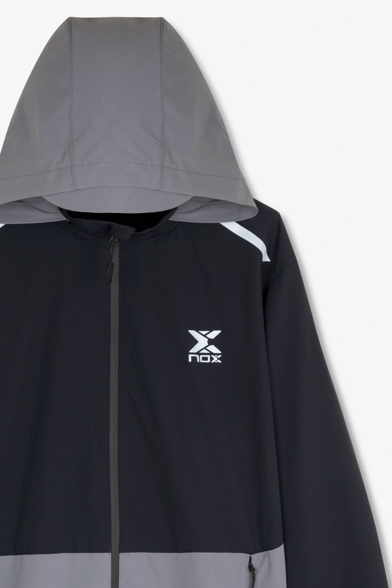Cortavientos Hombre Black/Dark Grey