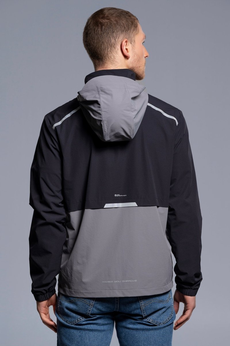 Cortavientos Hombre Black/Dark Grey