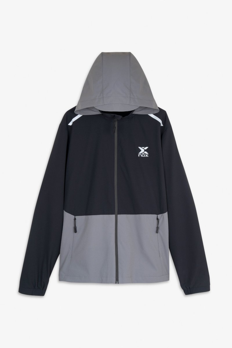 Cortavientos Hombre Black/Dark Grey