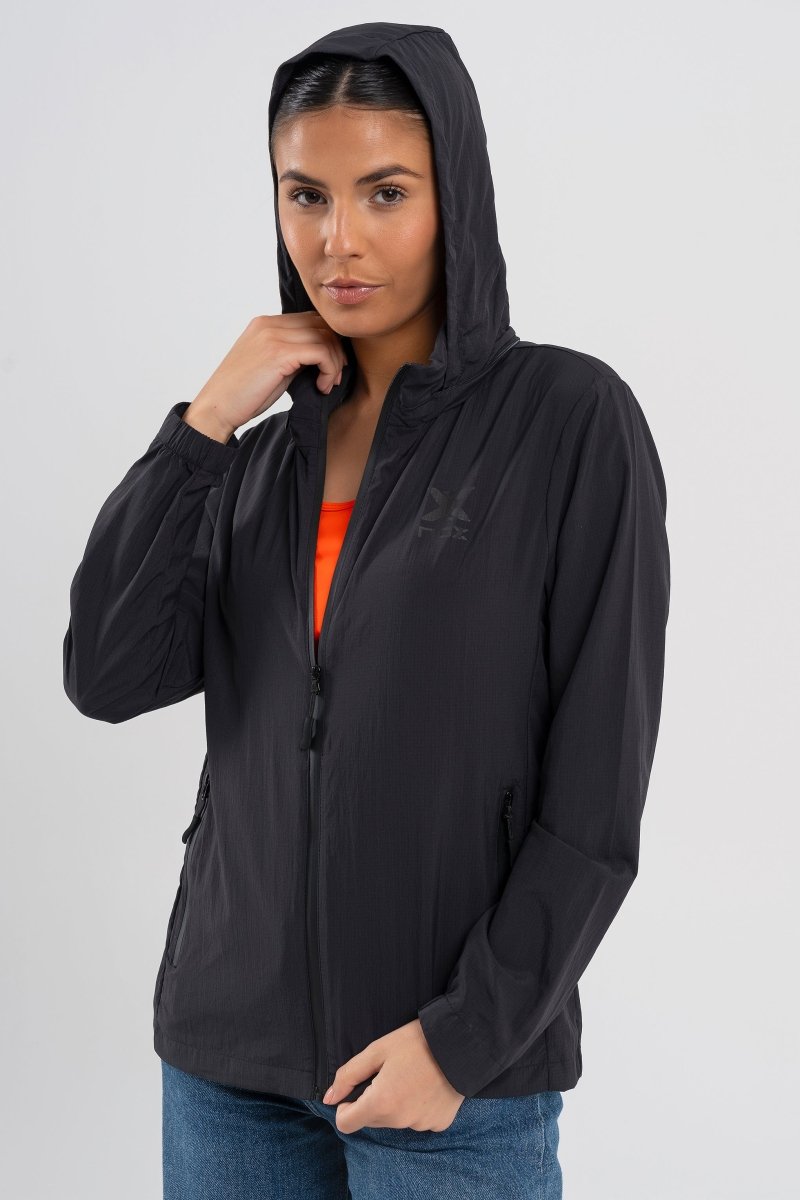 Cortavientos mujer TEAM negro