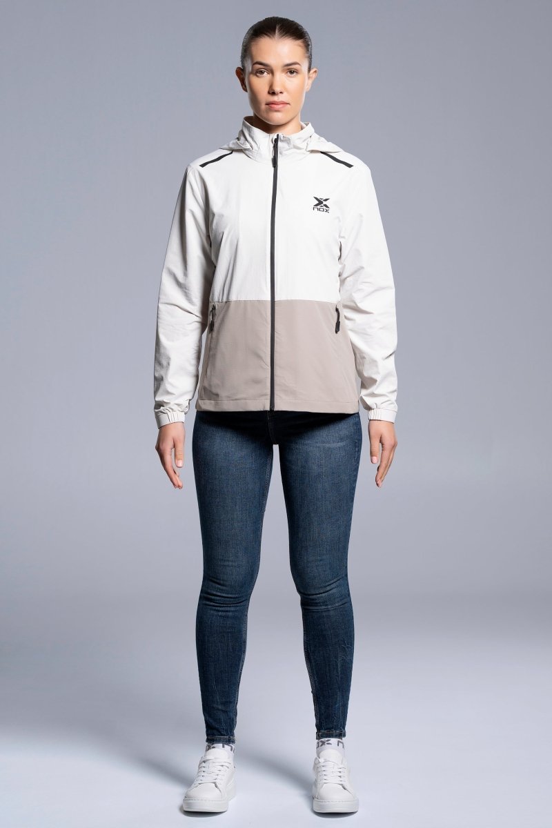 Cortavientos Mujer White Cloud/Cobblestone