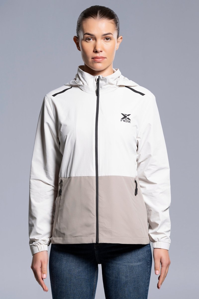 Cortavientos Mujer White Cloud/Cobblestone