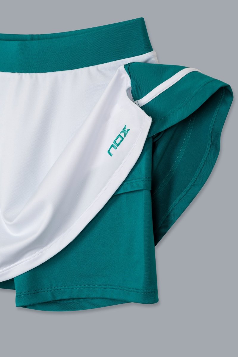 Falda Mujer PRO White/Ivy Green