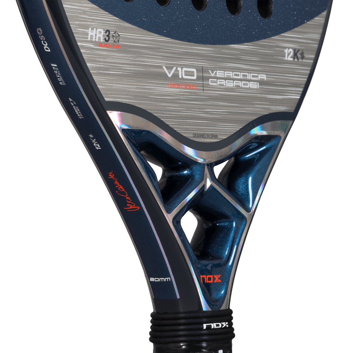Pala beach tennis V10 Luxury 2025. La pala de Veronica Casadei