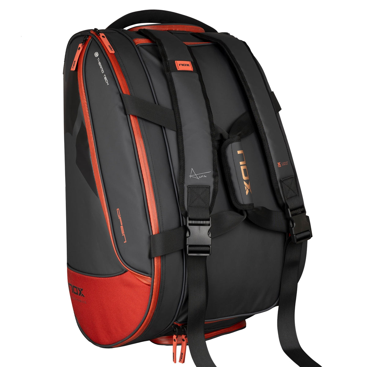 NOX Paletero Luxury Open Series Negro/Rojo