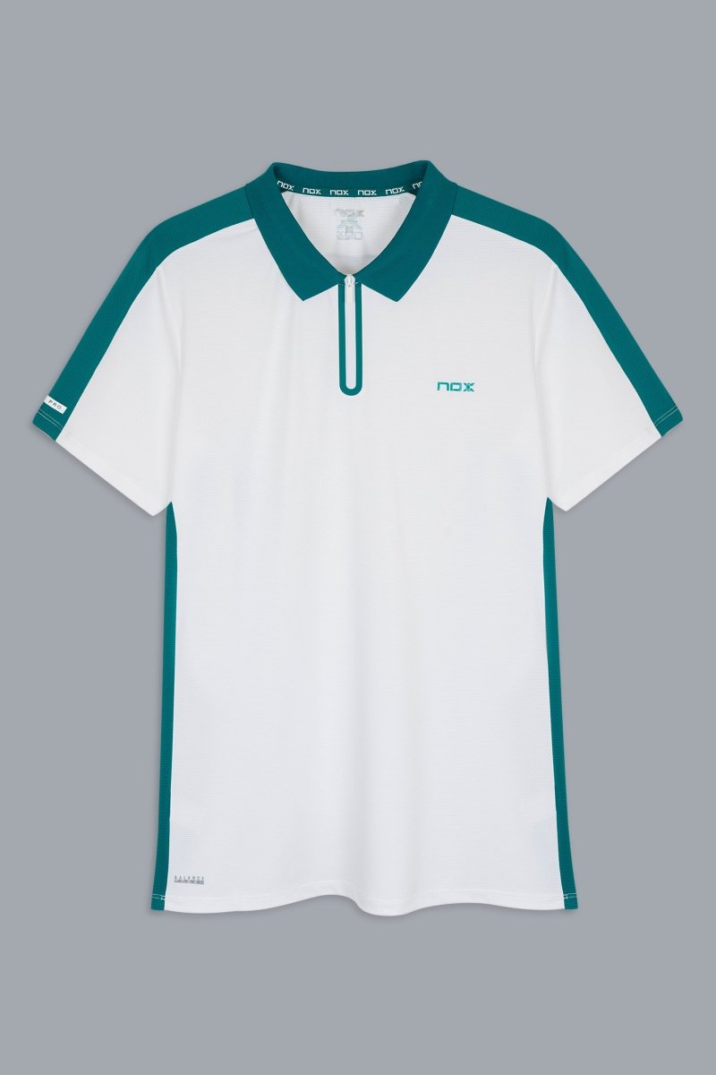 Polo Hombre PRO White/Ivy Green