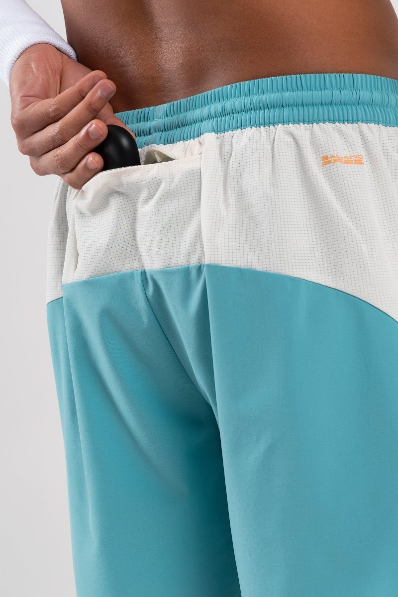 Pantalón corto deportivo hombre PRO turquesa