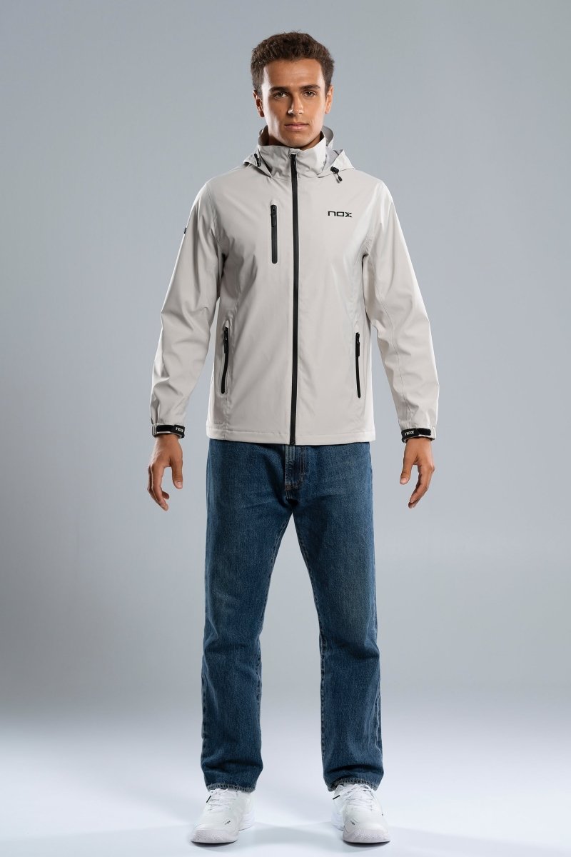 Softshell hombre TEAM gris claro