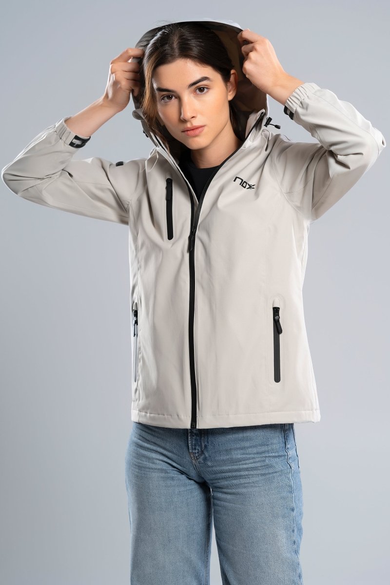 Softshell mujer TEAM gris claro