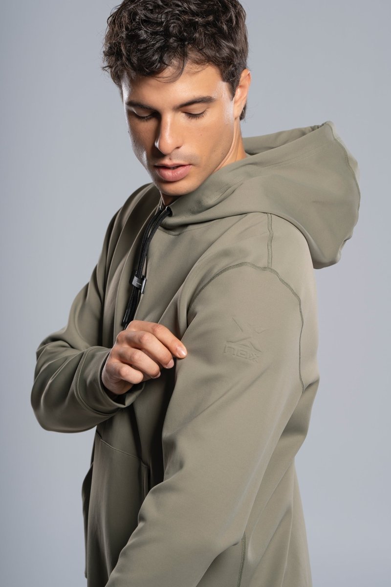 Sudadera STREET Olive Green para hombre