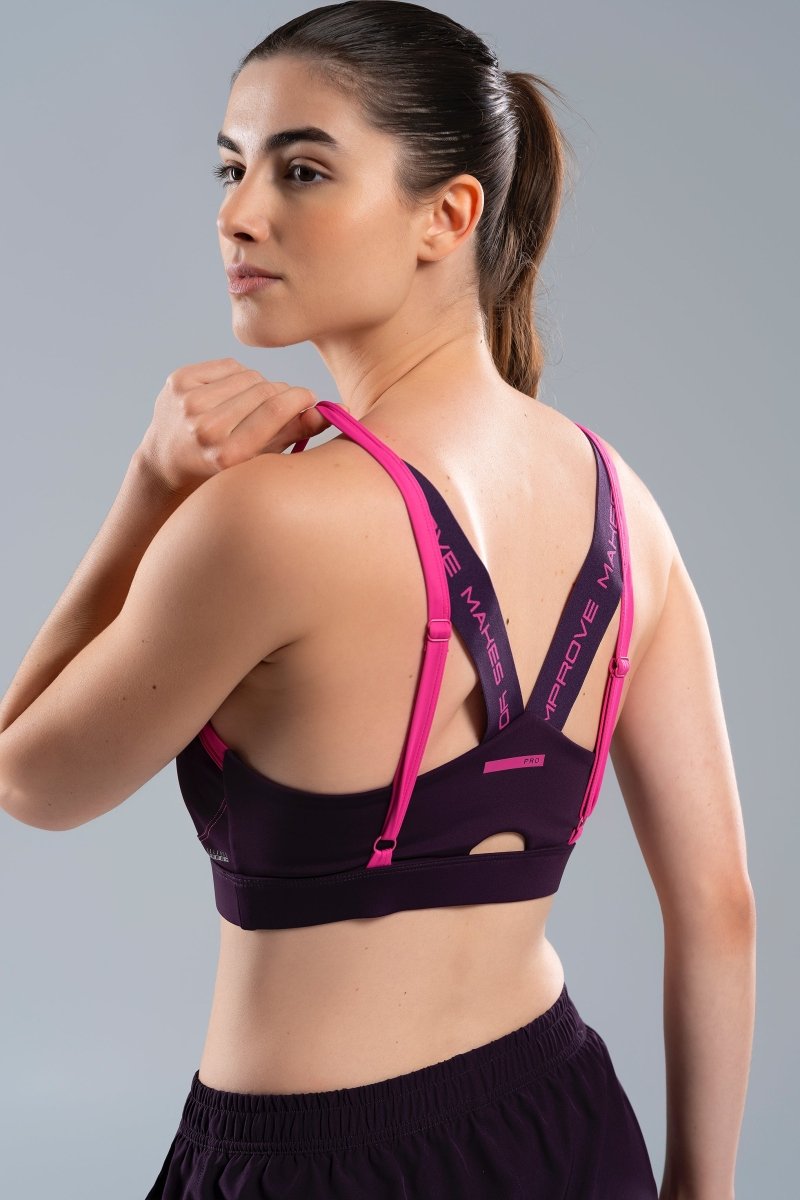 Sujetador Deportivo Mujer PRO Deep Purple