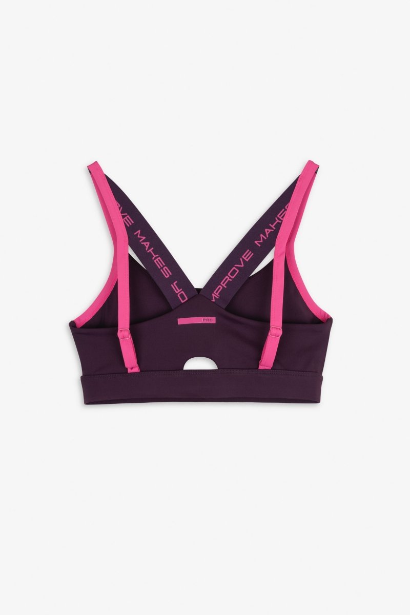 Sujetador Deportivo Mujer PRO Deep Purple