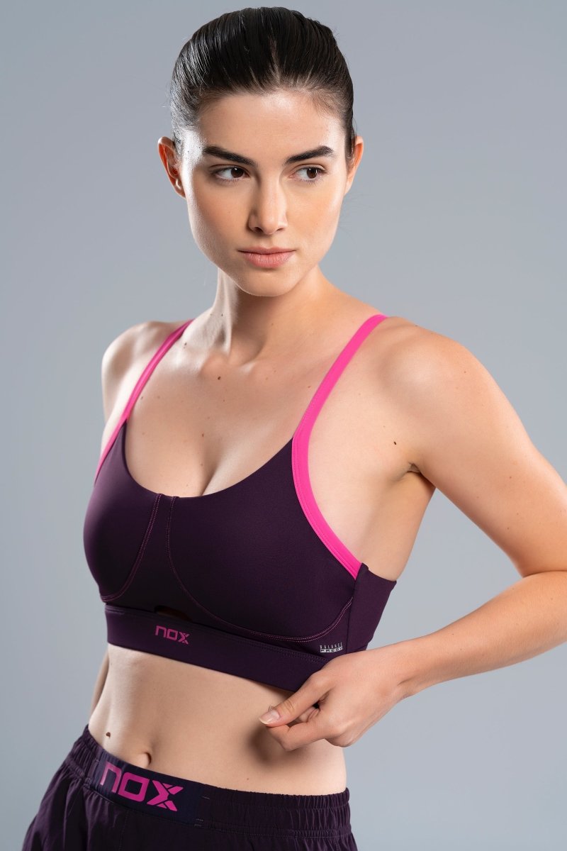 Sujetador Deportivo Mujer PRO Deep Purple