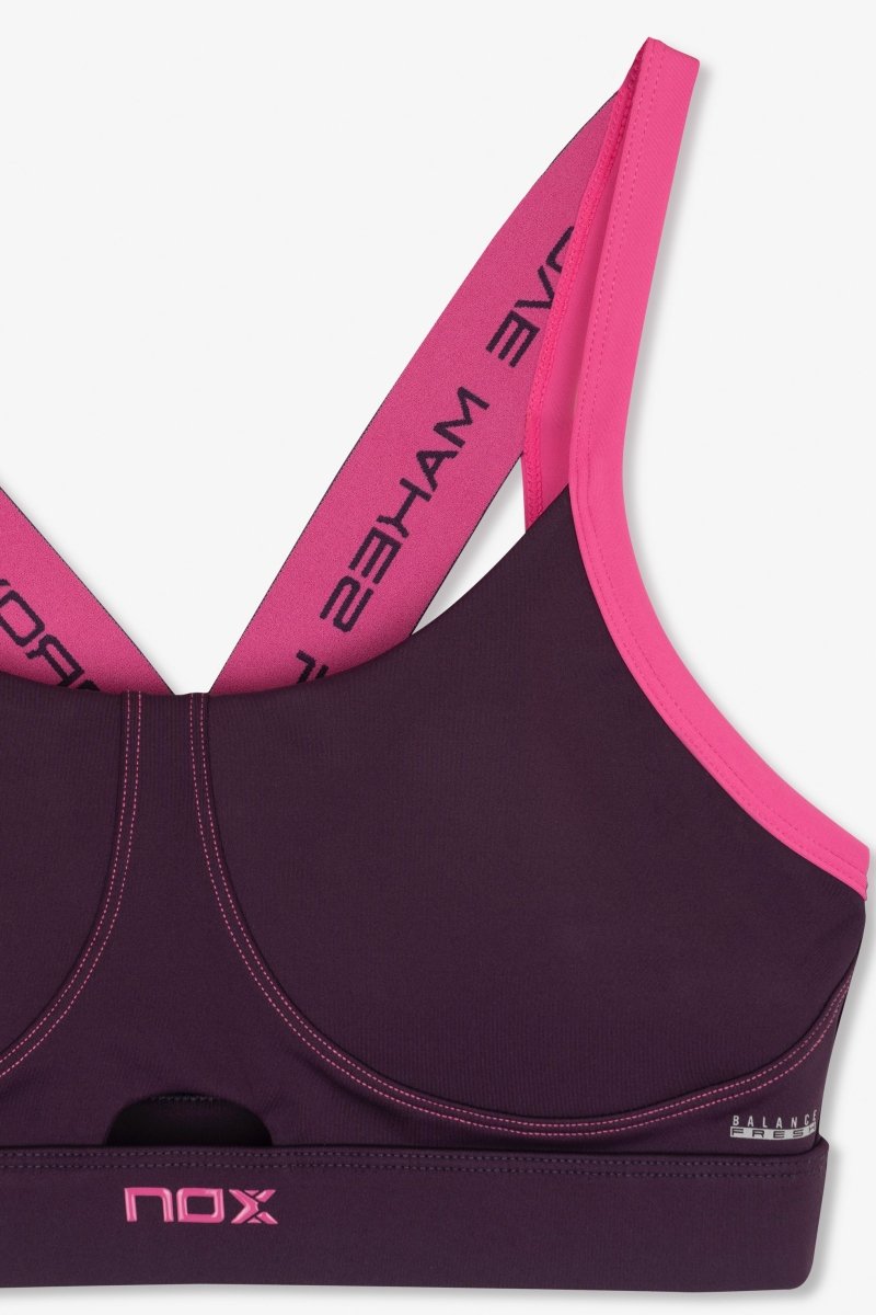 Sujetador Deportivo Mujer PRO Deep Purple