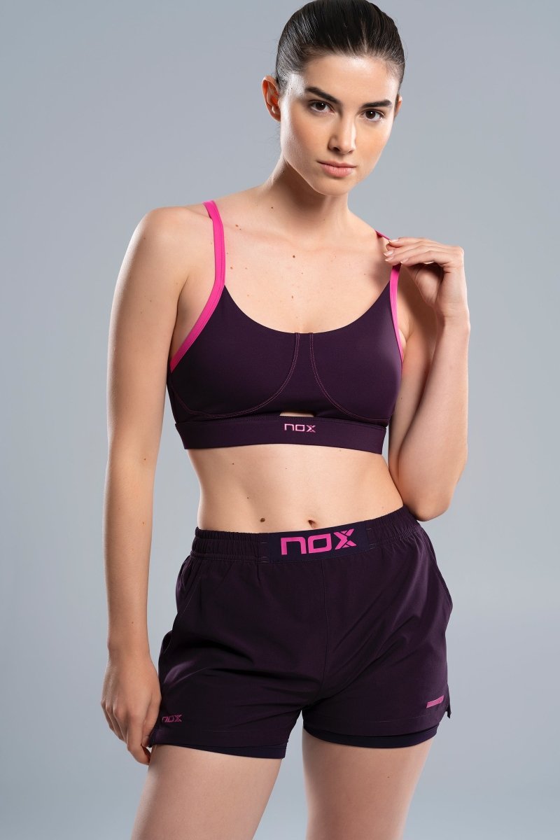 Sujetador Deportivo Mujer PRO Deep Purple