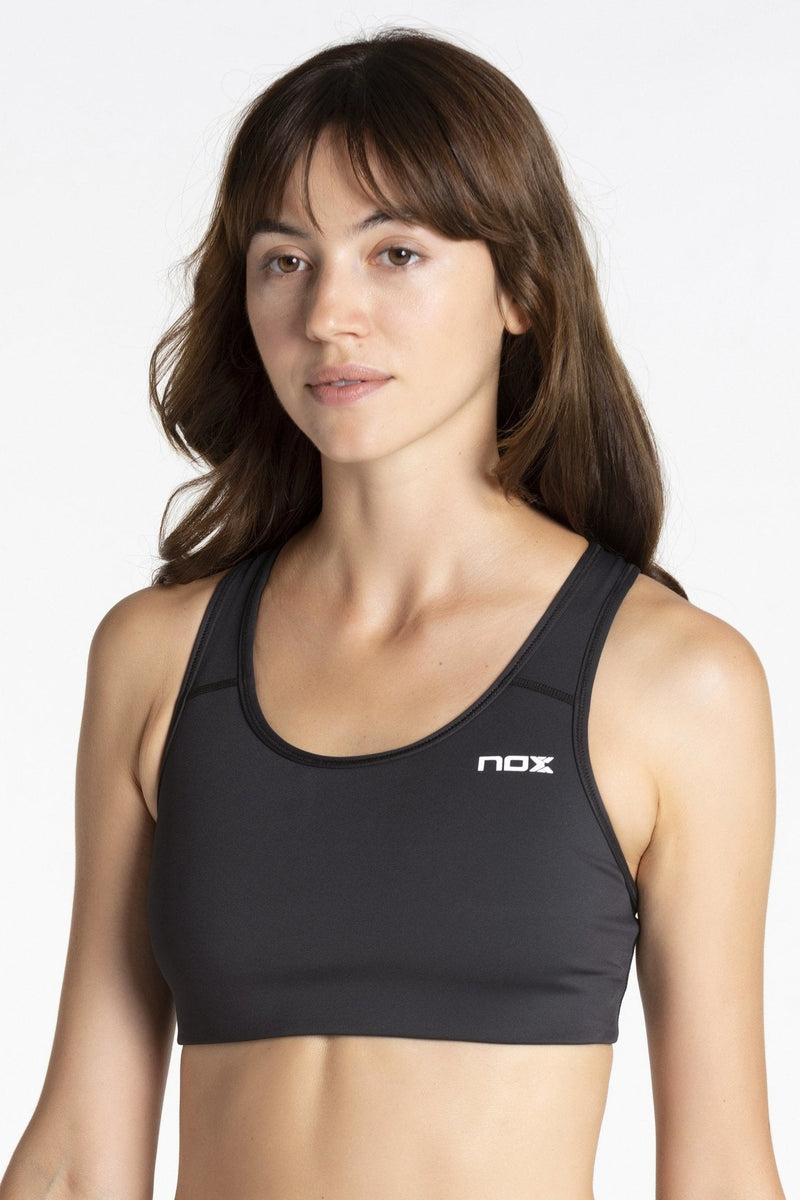 Sujetador deportivo mujer TEAM negro