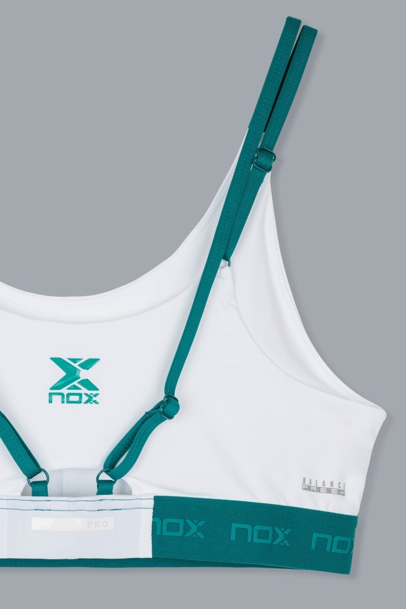 Sujetador Deportivo Mujer PRO White/Ivy Green