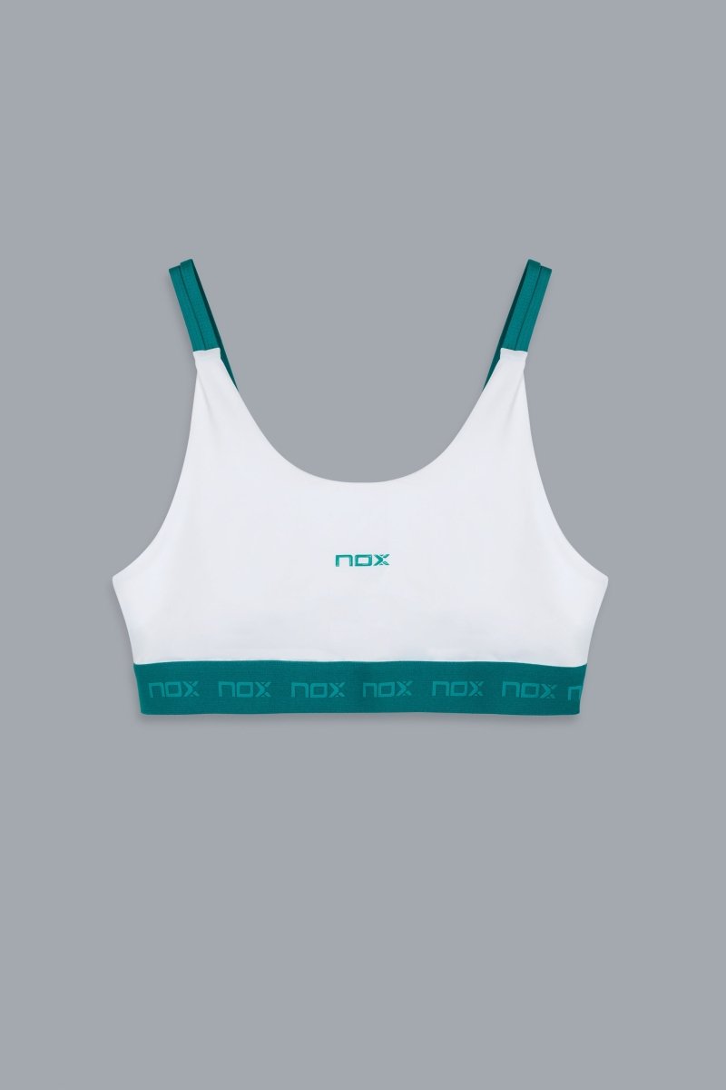 Sujetador Deportivo Mujer PRO White/Ivy Green