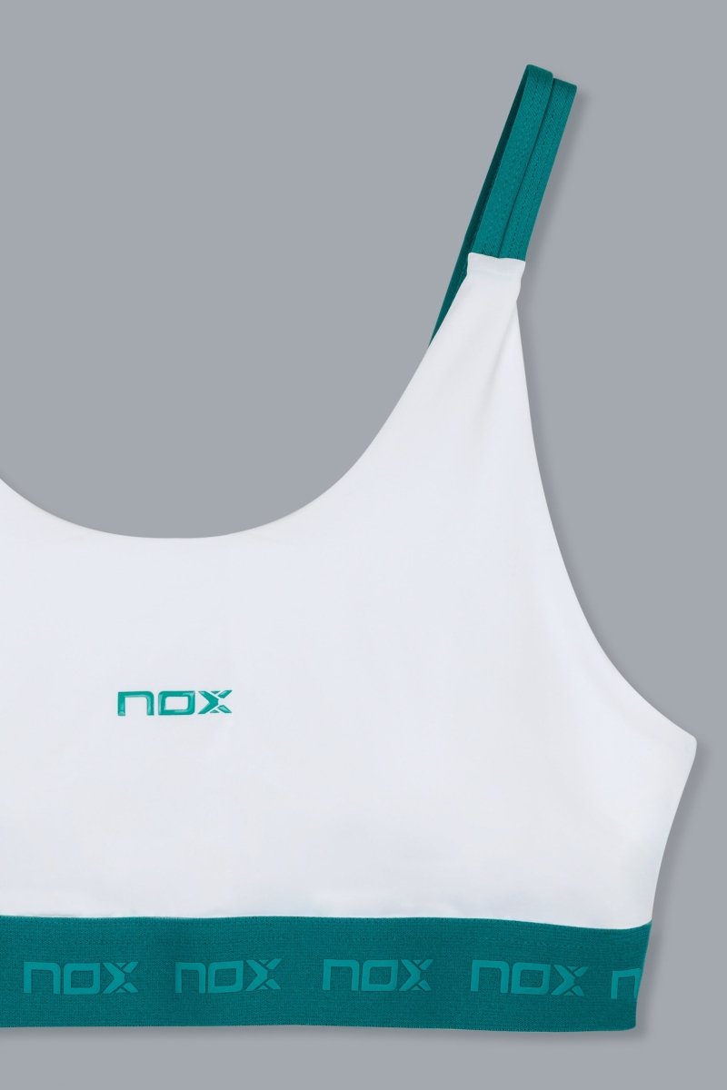 Sujetador Deportivo Mujer PRO White/Ivy Green