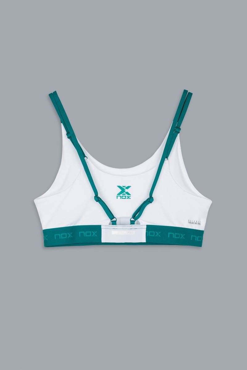 Sujetador Deportivo Mujer PRO White/Ivy Green