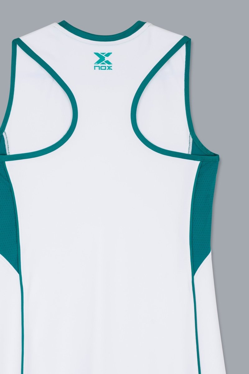 Vestido Mujer PRO White/Ivy Green