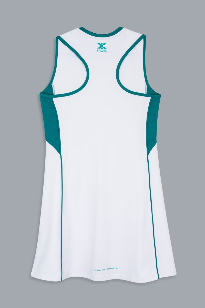 Vestido Mujer PRO White/Ivy Green