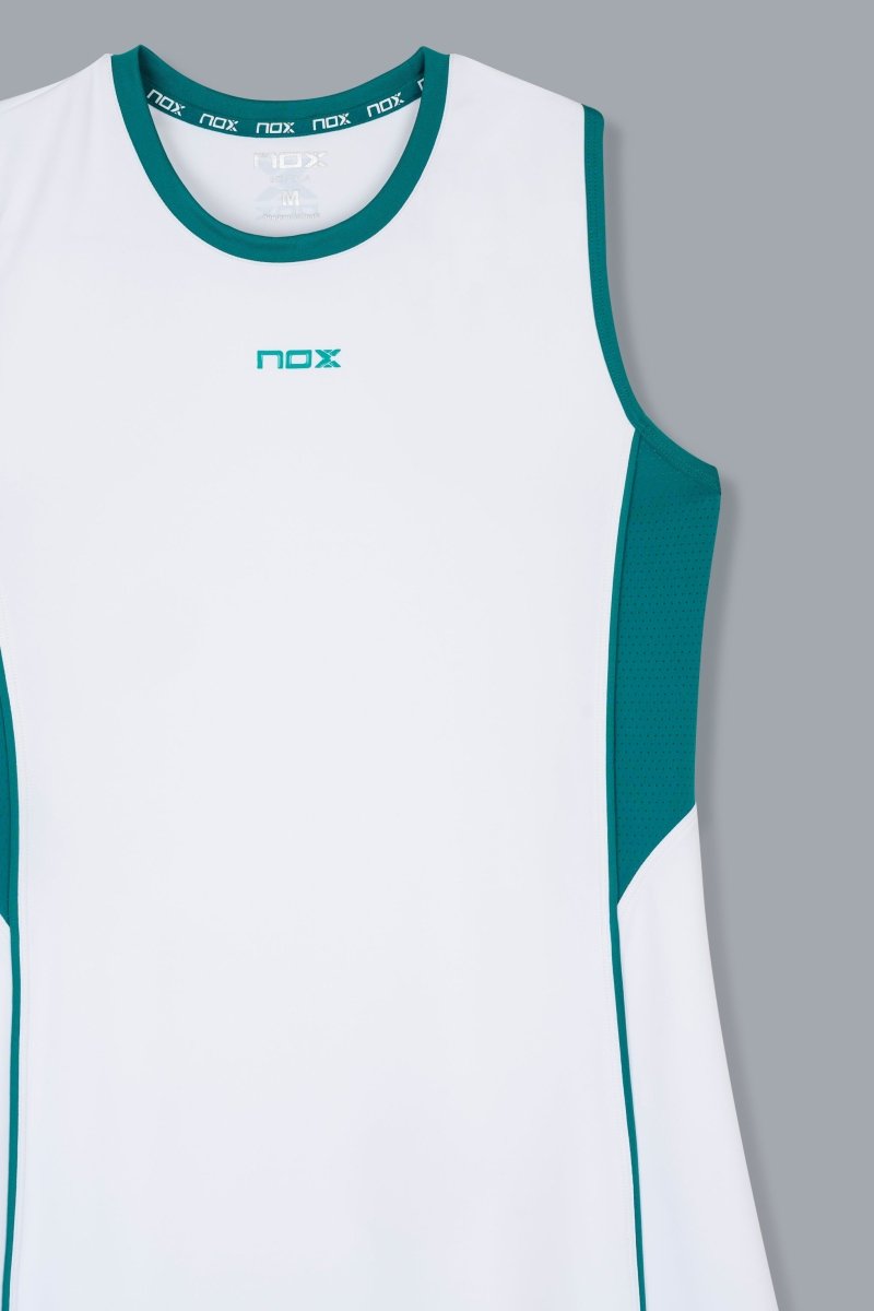 Vestido Mujer PRO White/Ivy Green