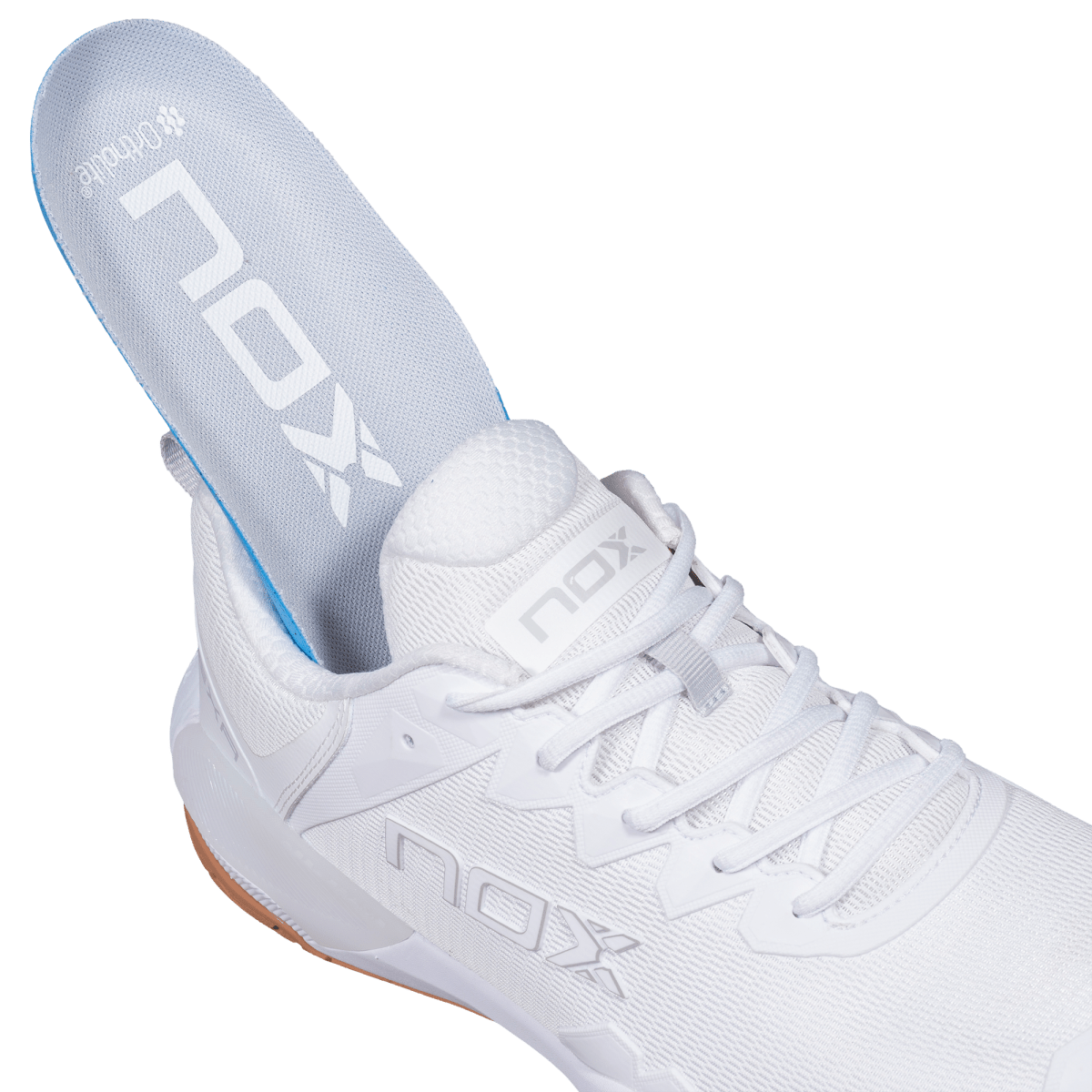 Zapatilla de Pickleball LUX HEXA White/Gum Rubber