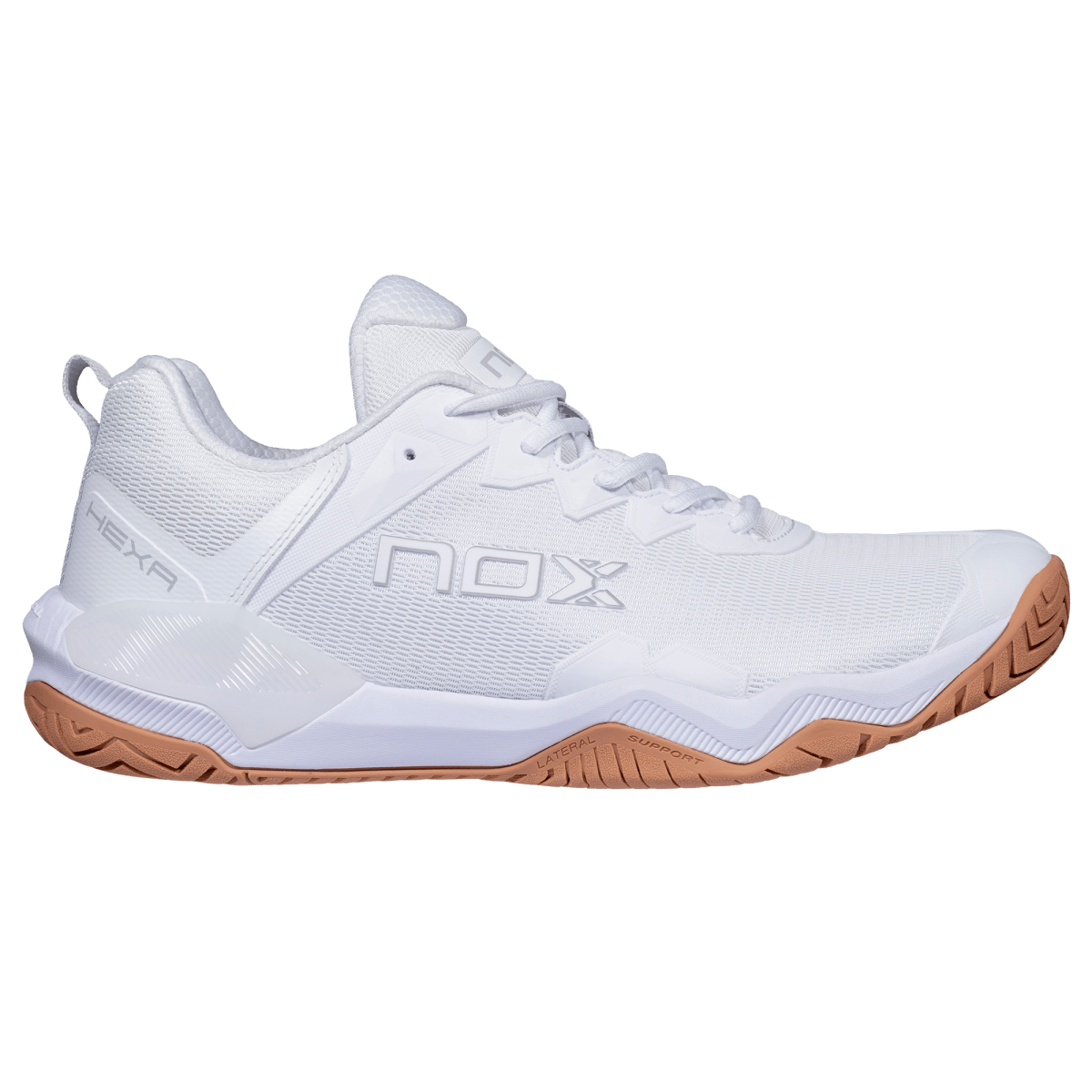 Zapatilla de Pickleball LUX HEXA White/Gum Rubber