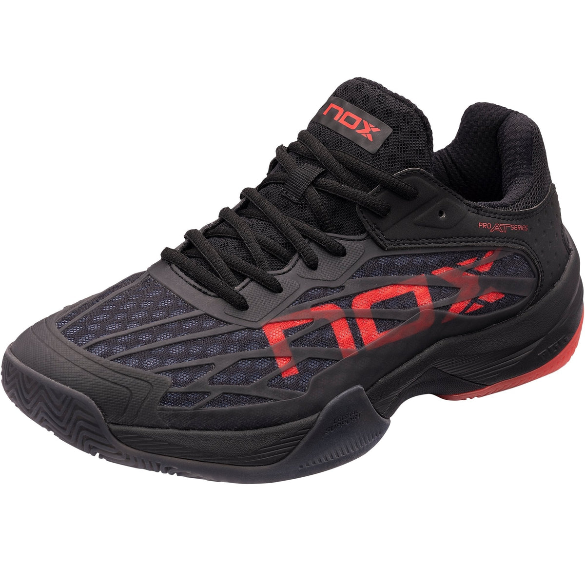 Zapatillas de pádel AT10 LUX Negro/Rojo
