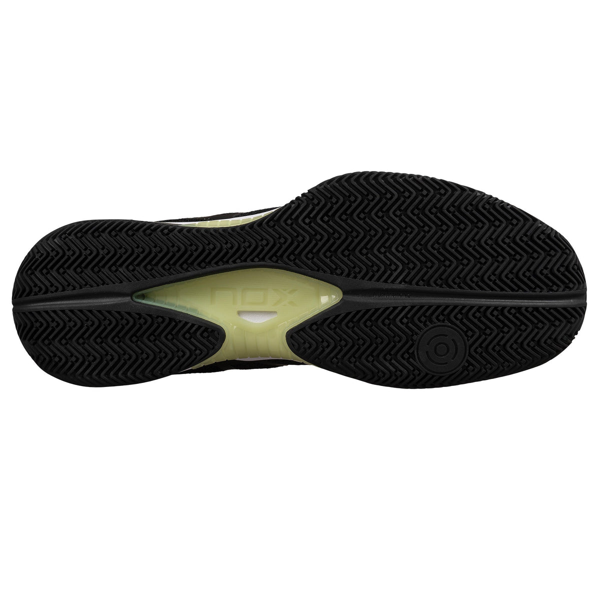 NOX Zapatillas NERBO Negro/Lima Suave