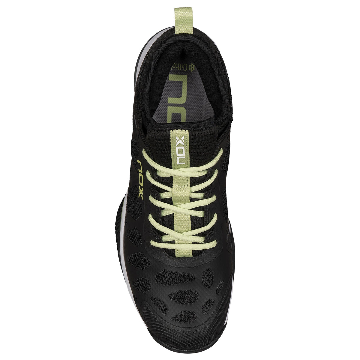 NOX Zapatillas NERBO Negro/Lima Suave
