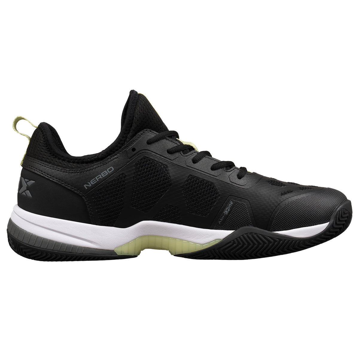 NOX Zapatillas NERBO Negro/Lima Suave