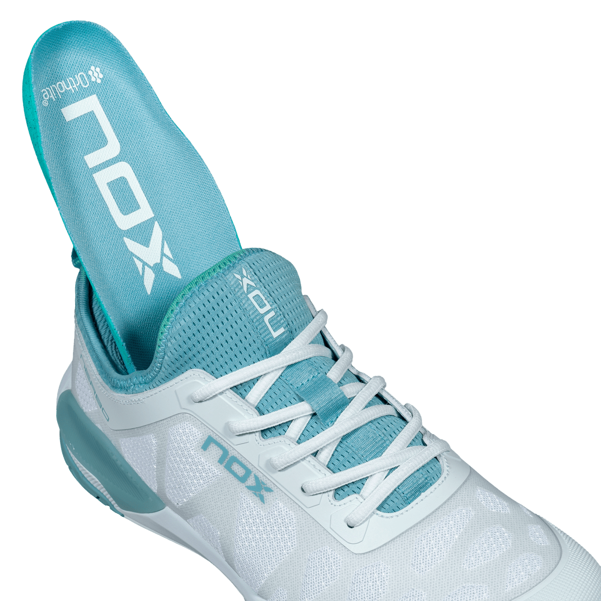 Zapatillas de Pickleball LUX NERBO Morning Mist/Turquoise