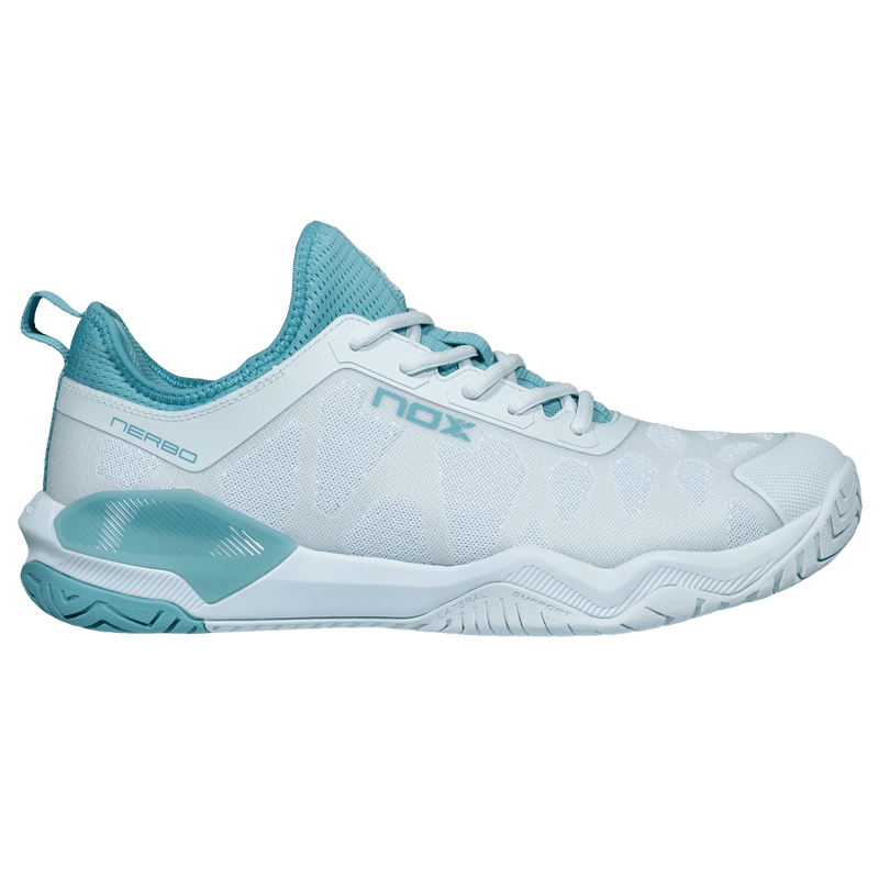 Zapatillas de Pickleball LUX NERBO Morning Mist/Turquoise