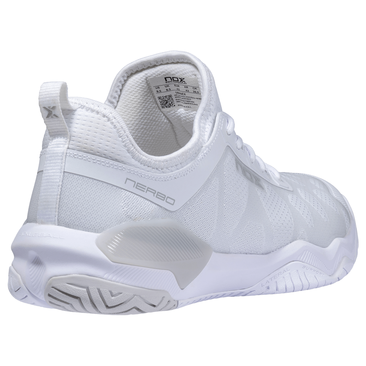 Zapatillas de Pickleball LUX NERBO White/Lunar Rock