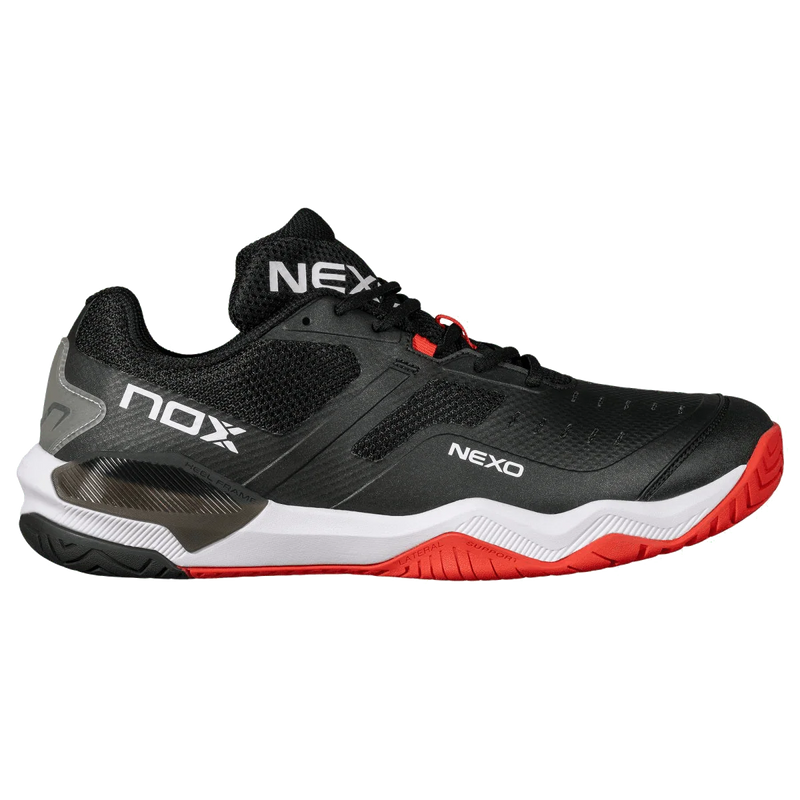 Zapatillas de Pickleball LUX NEXO Negro/Rojo Lava