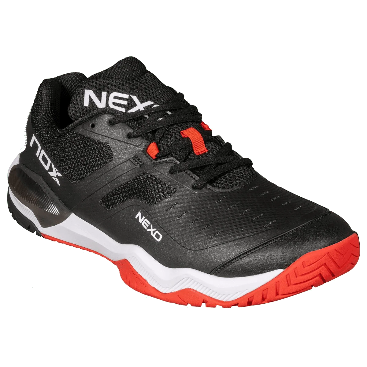 Zapatillas de Pickleball LUX NEXO Negro/Rojo Lava
