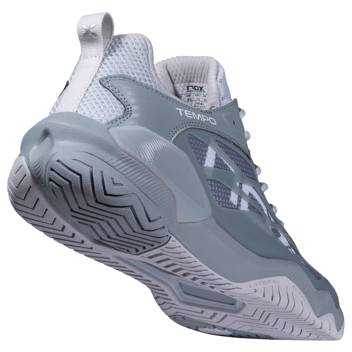 Zapatillas de Pickleball LUX TEMPO Ultimate Grey/White